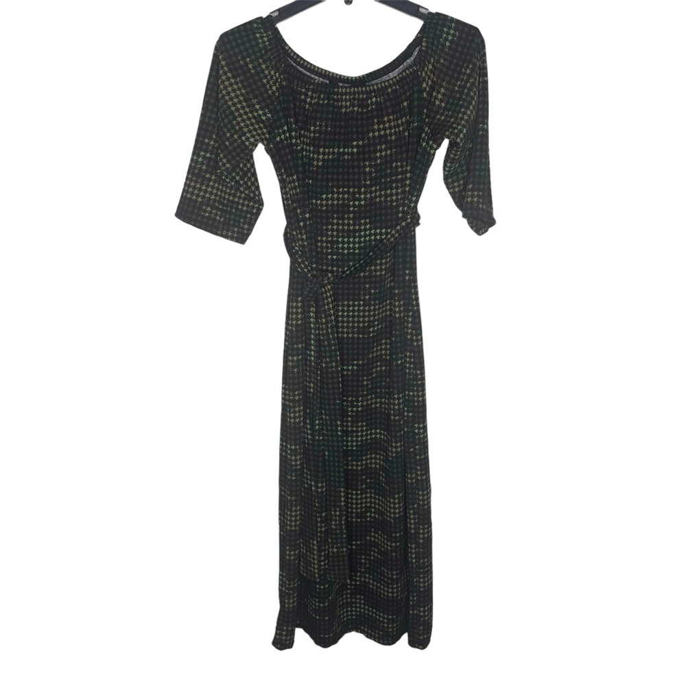 Ashley Stewart Camo Midi Dress